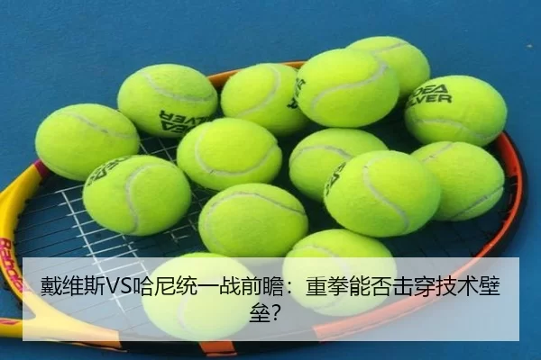 戴维斯VS哈尼统一战前瞻：重拳能否击穿技术壁垒？